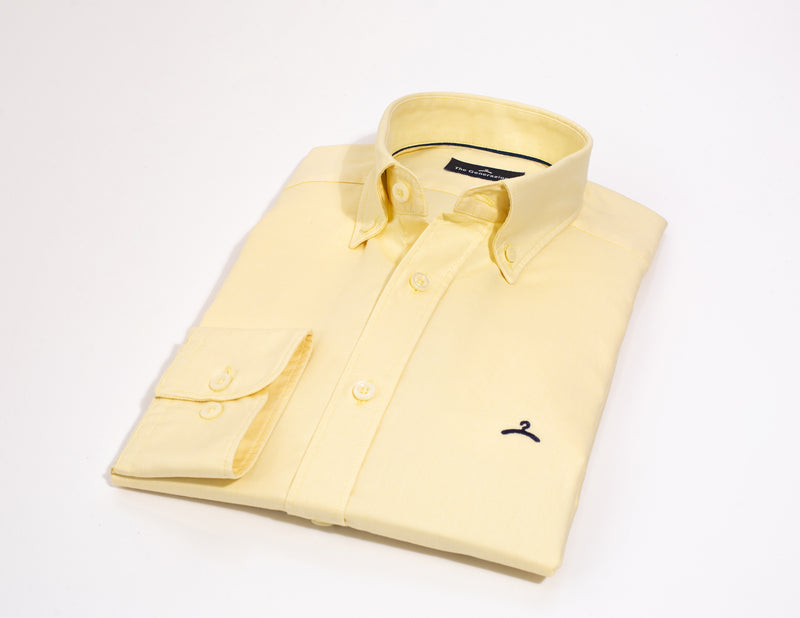 Camisa Sport Oxford Amarillo