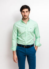 Camisa Sport Oxford Verde