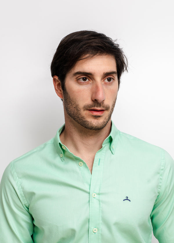Camisa Sport Oxford Verde