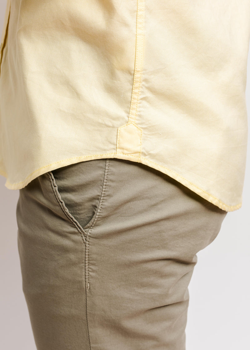 Camisa Sport Oxford Amarillo
