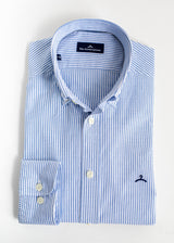 Camisa Sport Oxford Raya Azul
