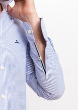 Camisa Sport Oxford Raya Azul